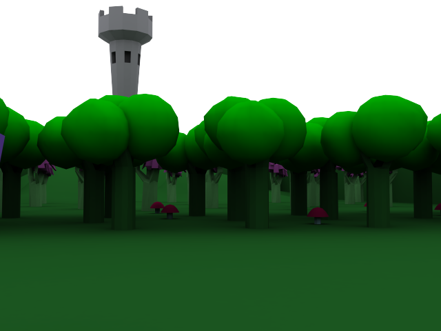 3D scene render